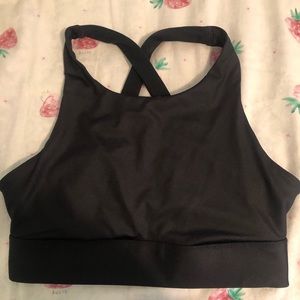 Black Sports Bra